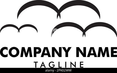 Vorlage für Vogellogo Stock Vektor