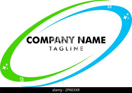 Cleaning Service Business Logo-Design Stock Vektor