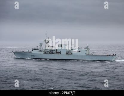 Die königliche kanadische Fregatte HMCS Halifax Stockfoto