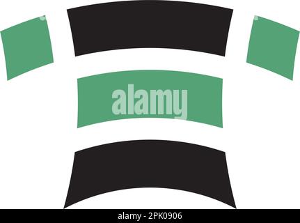 t-Shirt-Design mit T-Shirt-Buchstaben und Vektorsymbol Stock Vektor