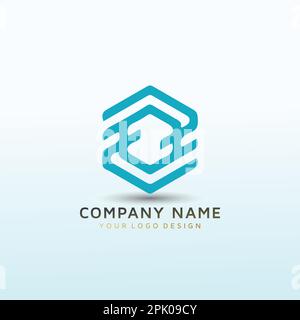 Abstraktes und einzigartiges Immobilienlogo mit dem Buchstaben Z Stock Vektor