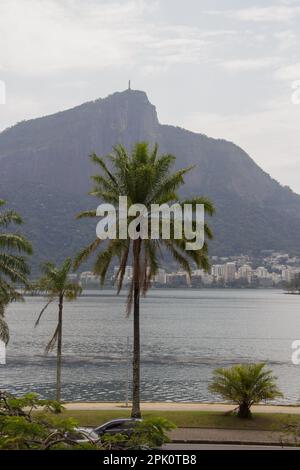 Christus der Erlöser in Rio de Janeiro, Brasilien - 20. September 2022 : Blick auf Christus den Erlöser in der Stadt Rio de Janeiro. Stockfoto
