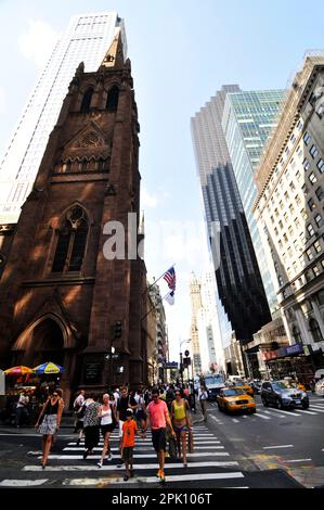 Die Fifth Avenue Presbyterian Church in Manhattan, New York City, USA. Stockfoto
