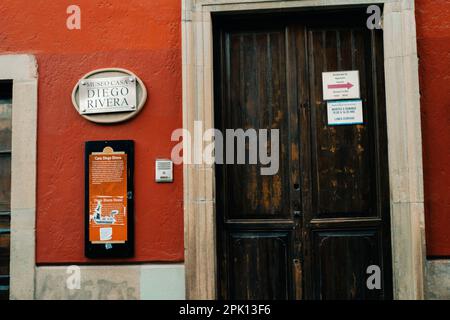 diego rivera House in guanajuato, mexiko - februar 2023. Hochwertiges Foto Stockfoto