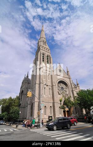 Die Old First Reformed Church in Brooklyn, New York Stockfoto