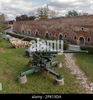 Militärmuseum in Belgrad, Serbien Stockfoto