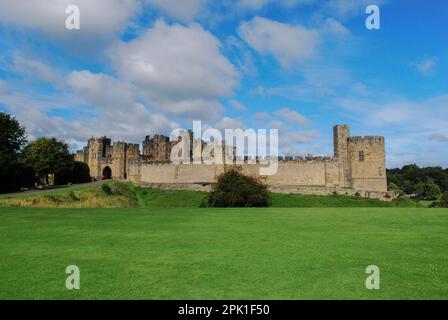 Alnwick Castle in Alnwick, England Stockfoto