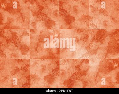 Abstrakter Hintergrund mit Muster in Orange. Tapetendesign Stockfoto