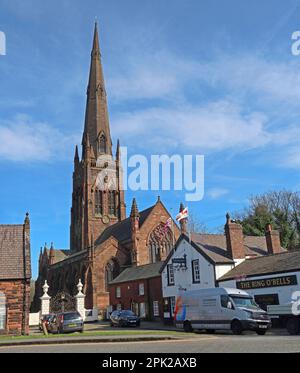 St. Elphins Parish Church, 129 Church Street, Warrington, Cheshire, England, UK, WA1 2TL Stockfoto