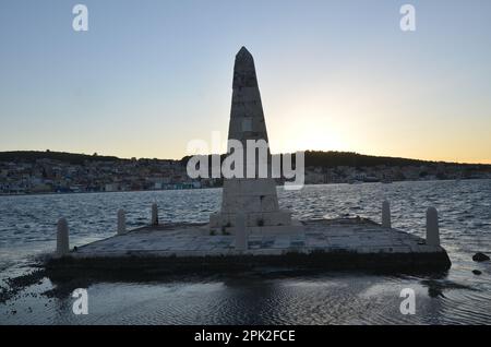 Griechenland, Ionisches Meer, Kefalonia Island Assos traditionelles Dorf und Argostoli Stadt Stockfoto