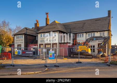 Der Ascot Arms Pub in gravesend wird bald abgerissen. Stockfoto