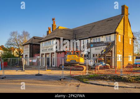 Der Ascot Arms Pub in gravesend wird bald abgerissen. Stockfoto