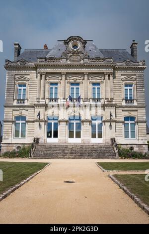 Frankreich, Maine-et-Loire, Les Rosiers-sur-Loire, 2022-07-17. Tourismus und Alltag im Sommer in Anjou. Fotografie von Martin Bertrand. Frankreich Stockfoto