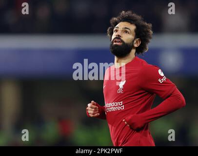 London, Großbritannien. 4. April 2023. Mohamed Salah von Liverpool während des Premier League-Spiels auf der Stamford Bridge, London. Das Bild sollte lauten: Paul Terry/Sportimage Credit: Sportimage/Alamy Live News Stockfoto