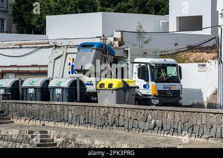 Vehicle Of The Municipal Recunification, Arrecife, Lanzarote, Spanien, Stockfoto