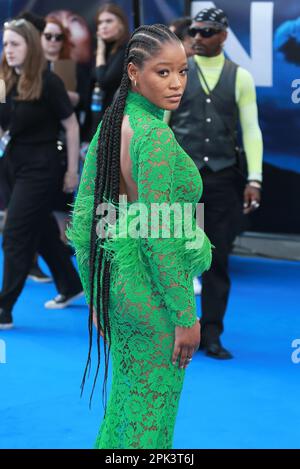 London, Großbritannien. 28. Juli 2022. Keke Palmer besucht die britische Premiere von „NOPE“ am Odeon Luxe Leicester Square in London. (Credit Image: © Fred Duval/SOPA Images via ZUMA Press Wire) NUR ZUR REDAKTIONELLEN VERWENDUNG! Nicht für den kommerziellen GEBRAUCH! Stockfoto