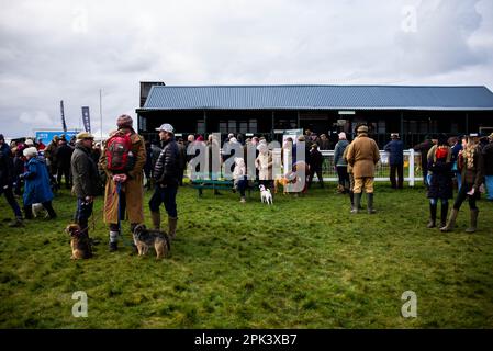 Bild ©lizenziert für Parsons Media. 31/03/2023. London, Vereinigtes Königreich. Garthorpe von Punkt zu Punkt. Treffpunkt des Garthorpe Point-to-Point-Rennens in der Nähe von Melton Mowbray Picture von Andrew Parsons/Parsons Media Stockfoto