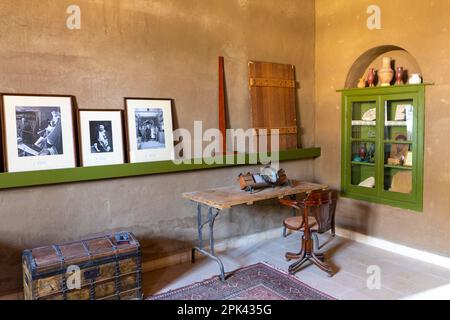 Der Archäologe und Ägyptologe Howard Carter's House, Luxor, Ägypten, Nordostafrika Stockfoto