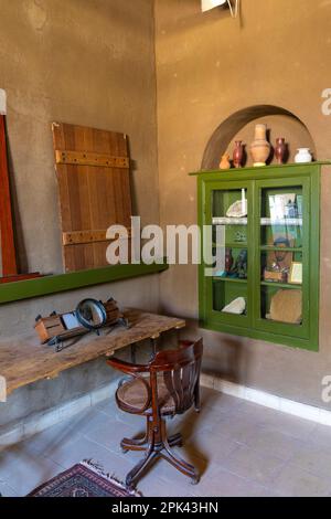 Der Archäologe und Ägyptologe Howard Carter's House, Luxor, Ägypten, Nordostafrika Stockfoto