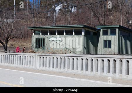 Wadhams Free Library in Essex New York Stockfoto