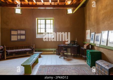 Der Archäologe und Ägyptologe Howard Carter's House, Luxor, Ägypten, Nordostafrika Stockfoto