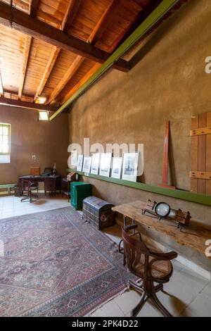 Der Archäologe und Ägyptologe Howard Carter's House, Luxor, Ägypten, Nordostafrika Stockfoto