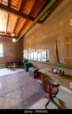 Der Archäologe und Ägyptologe Howard Carter's House, Luxor, Ägypten, Nordostafrika Stockfoto