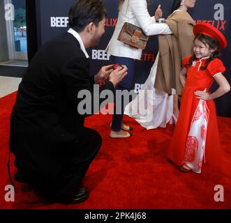 30. März 2023 – Los Angeles, Kalifornien, USA - Remy holt Los Angeles Premiere von Netflix' 'BEEF' im TUDUM Theater in Los Angeles (Kreditbild: © AdMedia/ZUMA Wire/ZUMAPRESS.com) NUR REDAKTIONELLE VERWENDUNG! Nicht für den kommerziellen GEBRAUCH! Stockfoto