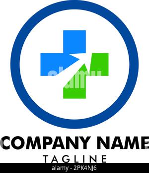 Designvorlage Für Medizinische Online-Logos Stock Vektor