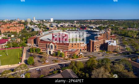 Tallahassee, Florida - März 2023: Doak Campbell Stadium, Heimstadion des Florida State University Football Stockfoto