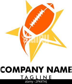 Vektorvorlage Für Fußball-Logo-Design Stock Vektor