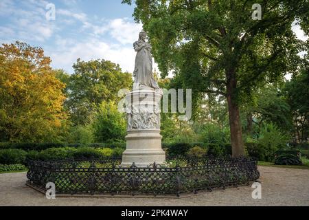 Statue Königin Louise von Preußen im Tiergarten - Berlin Stockfoto