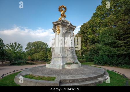 Beethoven, Haydn und Mozart-Denkmal im Tiergarten - Berlin Stockfoto