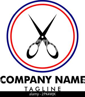 Logo-Vektor des Friseurshops Stock Vektor