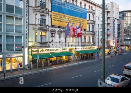 Haus am Checkpoint Charlie Museum (Mauermuseum) - Berlin, Deutschland Stockfoto