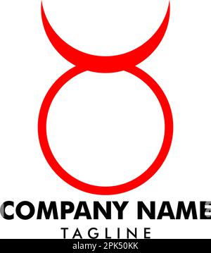 Logo-Vorlage Taurus Vektorsymbol-Design Stock Vektor