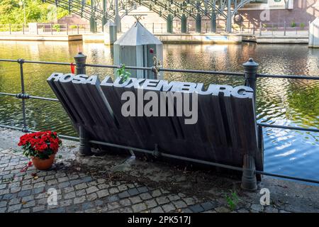 Rosa-Luxemburg-Mahnmal im Tiergarten - Berlin Stockfoto