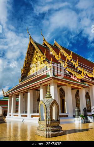 Tempel im war Saket in Bangkok, Thailand Stockfoto
