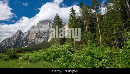 Majestätische Berglandschaft, San Vito di Cadore, Italien Stockfoto