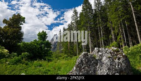 Majestätische Berglandschaft, San Vito di Cadore, Italien Stockfoto