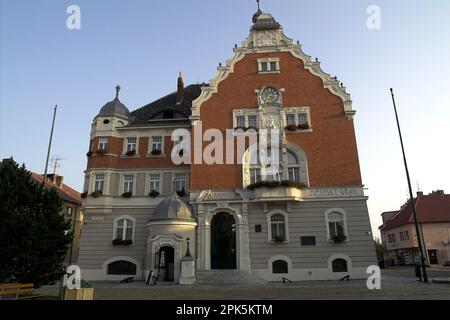 Hodonín, Göding, Tschechien, Tschechien, Rathaus; rathaus, ratusz miejski; ayuntamiento; radnice; 地方政府大樓; 役所; Ernst Gotthilf Stockfoto