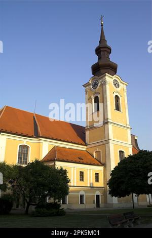 Hodonín, Göding, Tschechien, Tschechien, Kirche St. Lawrence; kirche St. Laurentius; iglesia de st. Lorenzo; Kościół św. Wawrzyńca Stockfoto