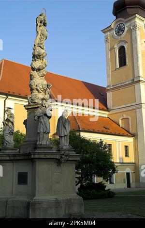 Hodonín, Göding, Tschechien, Tschechien, Kirche St. Lawrence; kirche St. Laurentius; iglesia de st. Lorenzo; Kościół św. Wawrzyńca Stockfoto