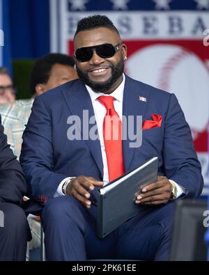 David Ortiz Einweihung in die MLB Hall of Fame 2022 - Cooperstown NY Stockfoto