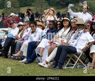 David Ortiz Einweihung in die MLB Hall of Fame 2022 - Cooperstown NY Stockfoto