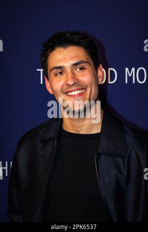 Rom, Italien - 4. April: Andrea Dodero nimmt am 04. April 2023 an der Premiere „The Good Mütters“ im Space Cinema Moderno in Rom Teil. Disney-TV-Serie Stockfoto