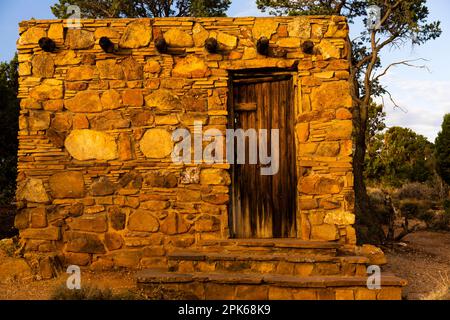 Alter Wachturm, Südrand, Grand Canyon, Arizona, USA Stockfoto