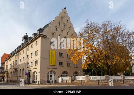 Goldener Oktober in Aschersleben Stockfoto