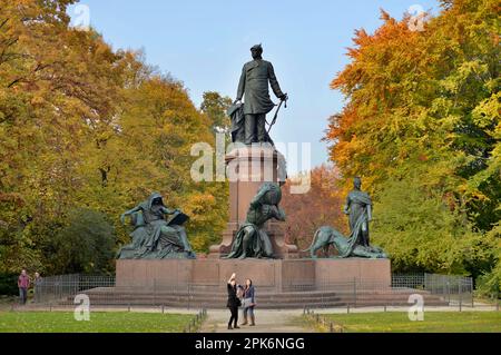 Otto von Bismarck Monument, Tiergarten, Mitte, Berlin, Deutschland Stockfoto