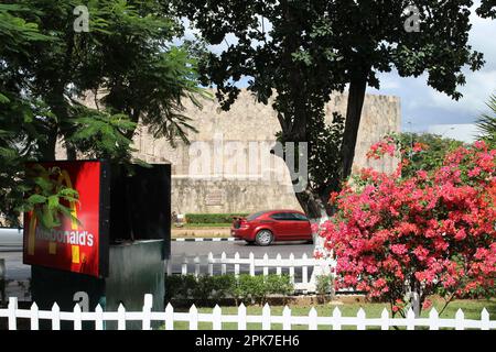 MERIDA, MEXIKO - 25. OKTOBER 2016 Denkmal für das Vaterland Stockfoto